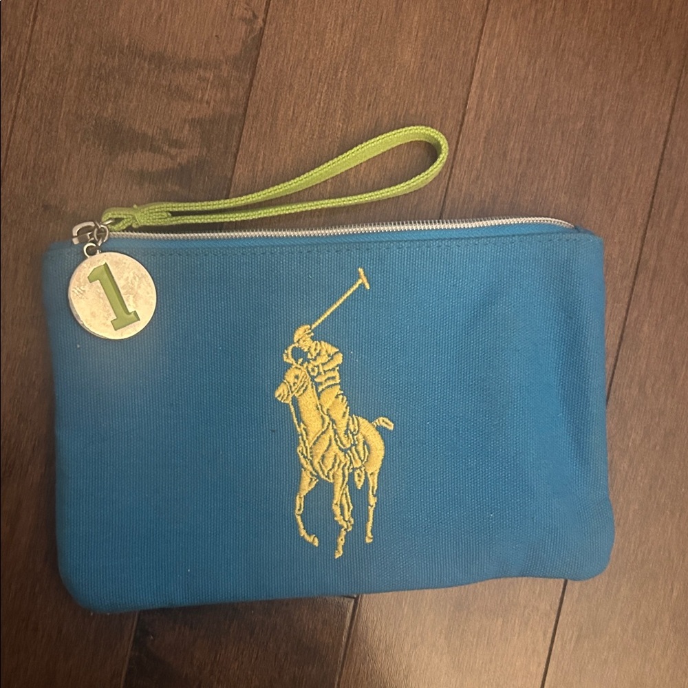 Polo by Ralph Lauren Blue and Green Toiletry Bag